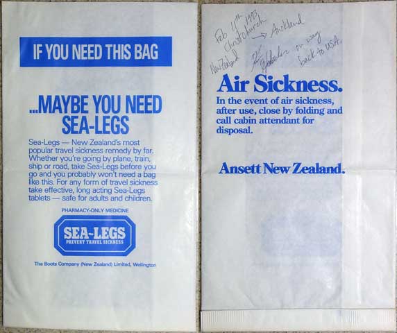 Torba Ansett New Zealand