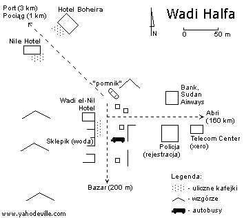 Mapa Wadi Halfa