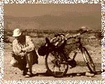Rower przy drodze Asmara - Massawa