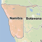 Namibia - Google Maps