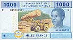 Banknot 1000 franków Afryki Centralnej