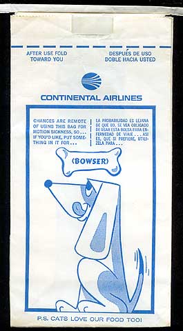 Torba Continental Airlines