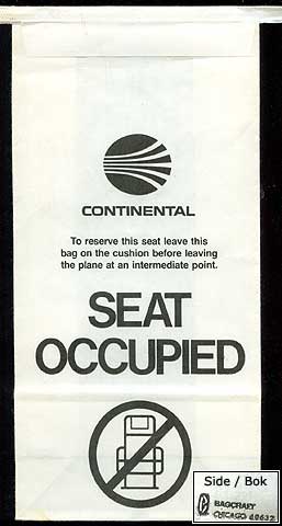 Torba Continental Airlines