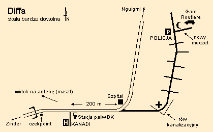 Mapa Diffa