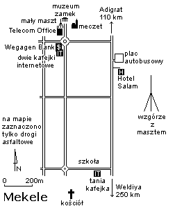 mapa Mekele