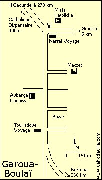 Garoua-Boulai (Kamerun) - Mapa